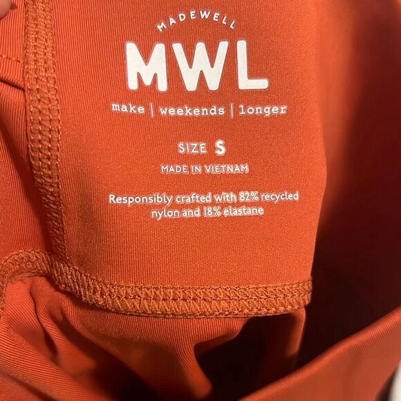 ✨Madewell High-Rise Rust Orange Sz Small Leggings✨ - Picture 8 of 9
